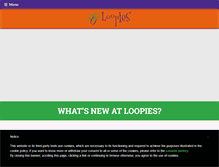 Tablet Screenshot of loopiestoys.com